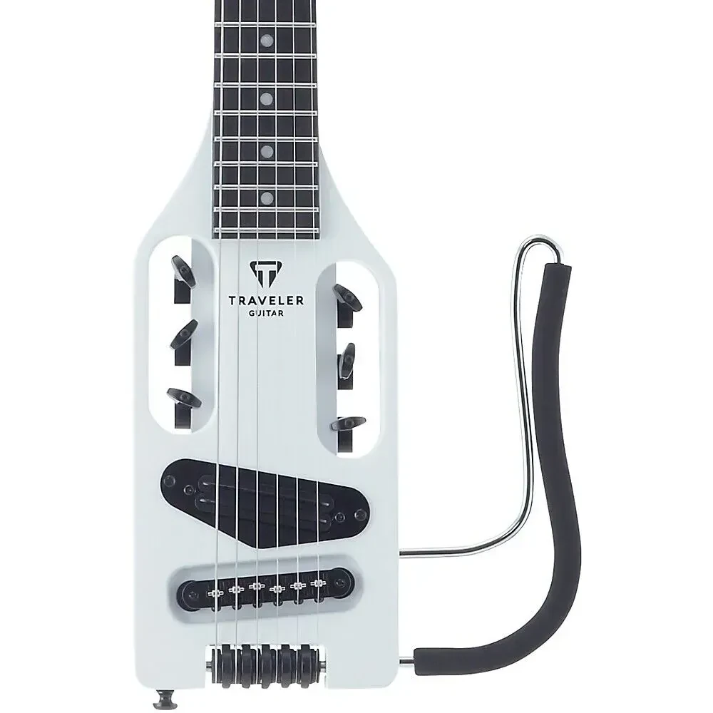 Электрогитара Traveler Guitar Ultra-Light Electric дорожная, мензура 24.75", 22 лада, хамбакер Dual-Rail, Satin White, с gig bag