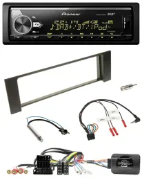 Pioneer Bluetooth USB DAB Lenkrad Autoradio für Audi A4 2000-2004 Can-Bus ISO
