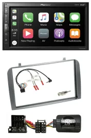 Pioneer USB Lenkrad DAB 2DIN Bluetooth Autoradio für Alfa Romeo GT 147 2000-2008
