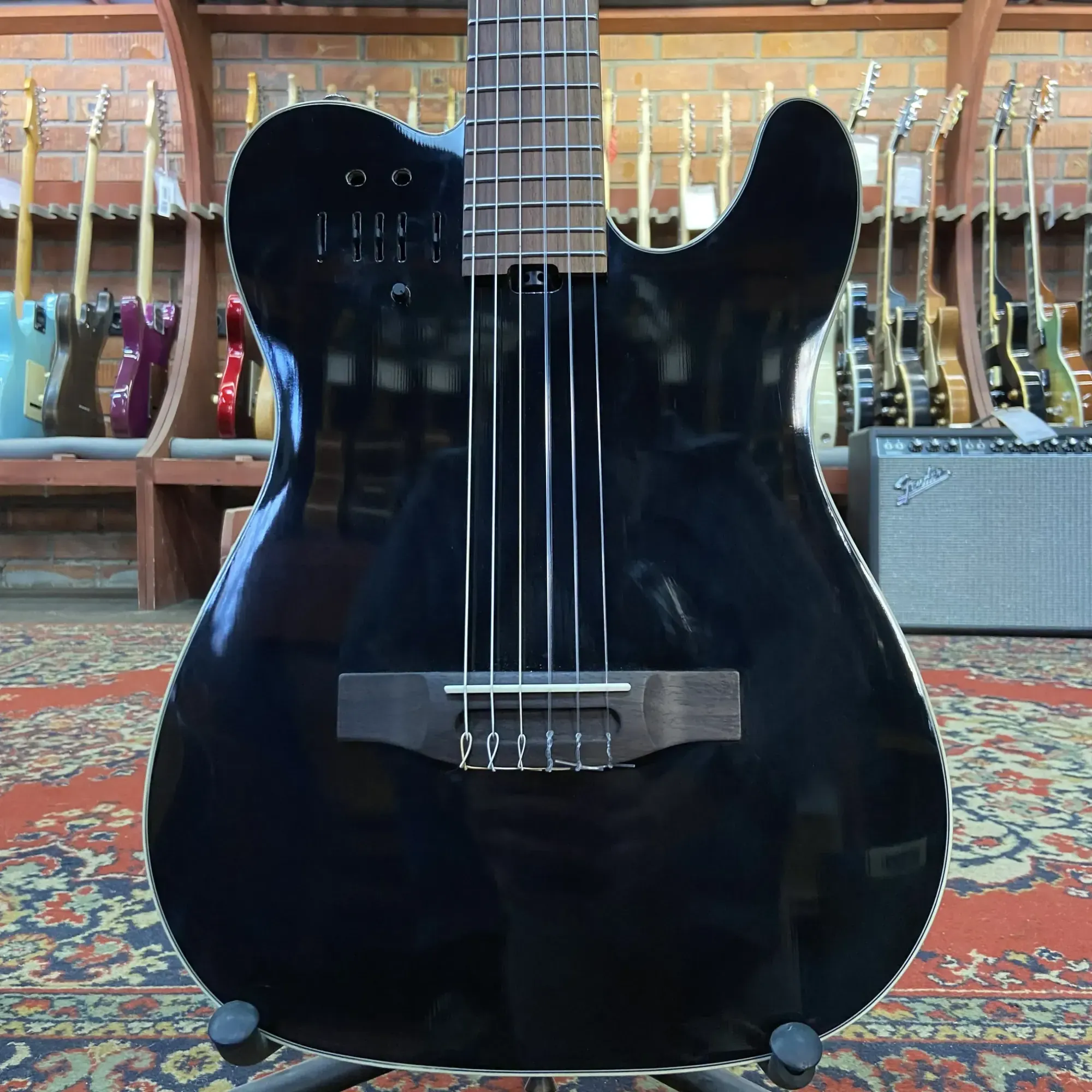 Классическая гитара с подключением DeMarco JY-1 BK Black