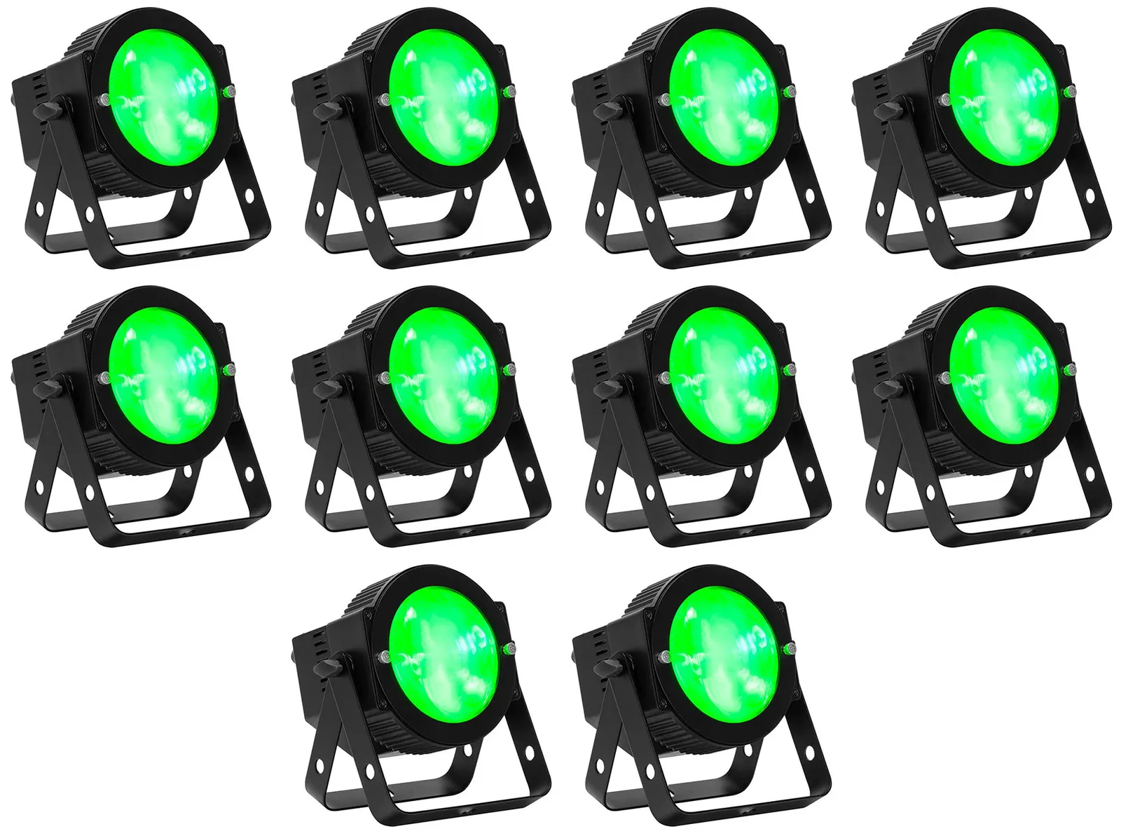 Прибор смены цвета American DJ Dotz Par RGBL COB DMX (10 штук)