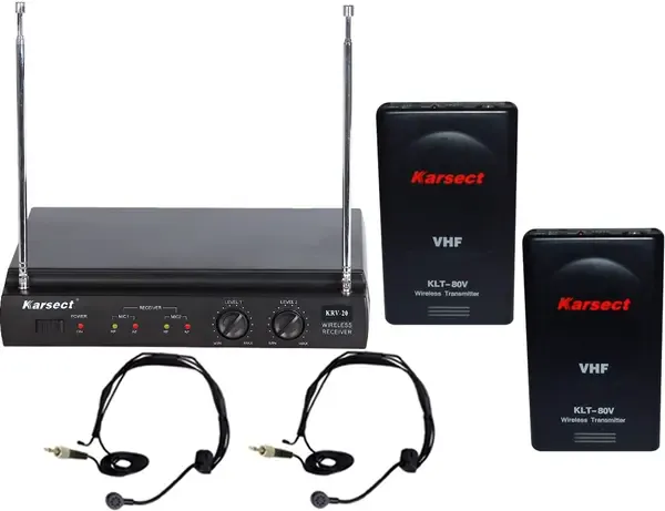 Аналоговая радиосистема с головным микрофоном KARSECT KRV-100/KLT-80V/HT-1A