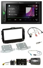 Pioneer 2DIN Lenkrad DAB USB Bluetooth Autoradio für Alfa Giulietta 2014-2021 pi