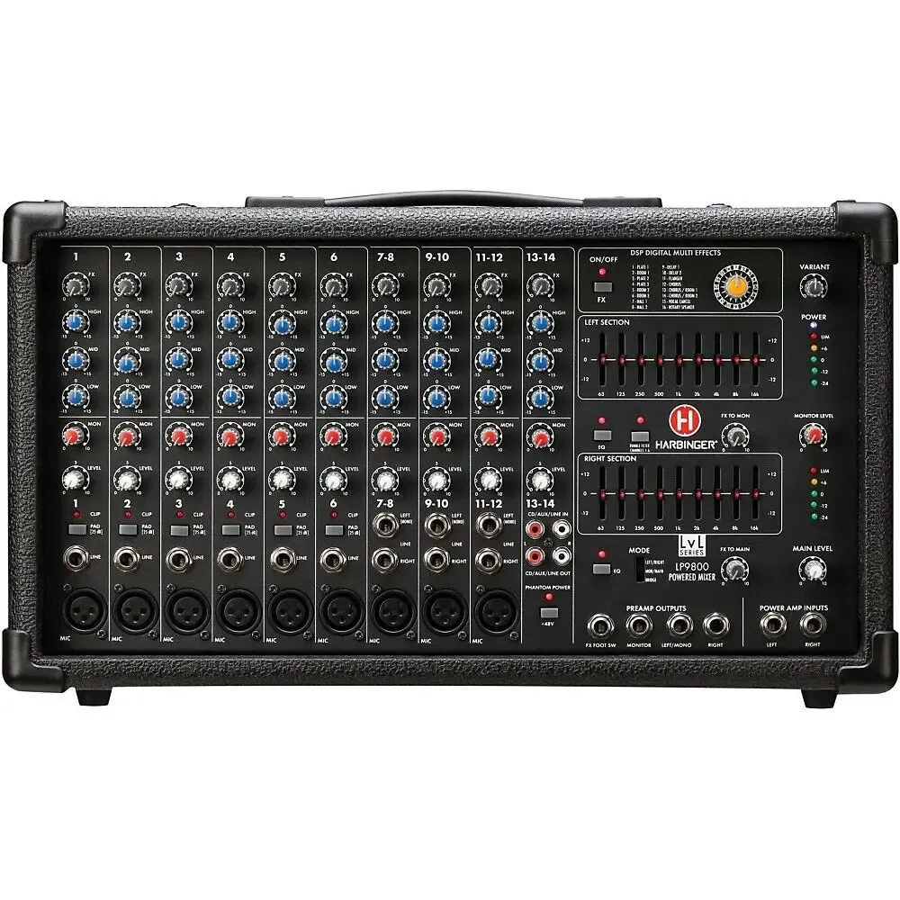 Аналоговый микшер Harbinger LP9800 Powered Mixer