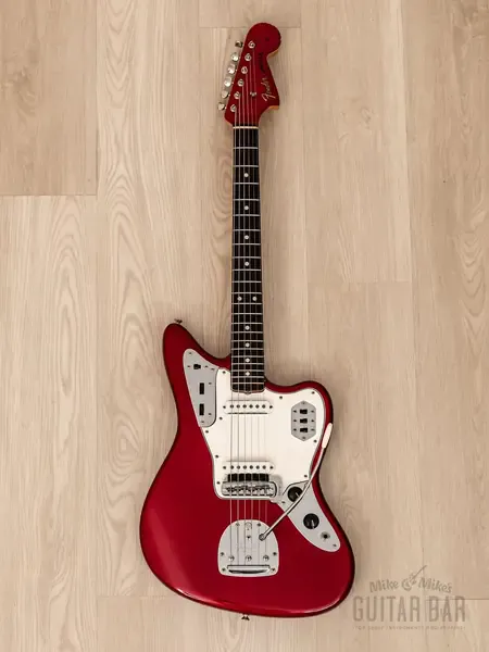 Электрогитара Fender Jaguar SS Candy Apple Red w/case USA 1964