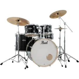 Акустическая ударная установка Pearl Export EXX EXX705NNPX/C31 5-PCS, 20x16"/10x7"/12x8"/14x14"/14x5.5", с тарелками Sabian PX, цвет Jet Black