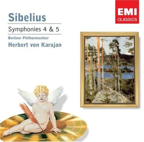 HERBERT VON KARAJAN - Sibelius: Symphonies 4 & 5 (CD)