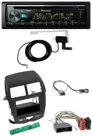 Pioneer MP3 AUX CD USB DAB Autoradio für Mitsubishi ASX (2010-2014)