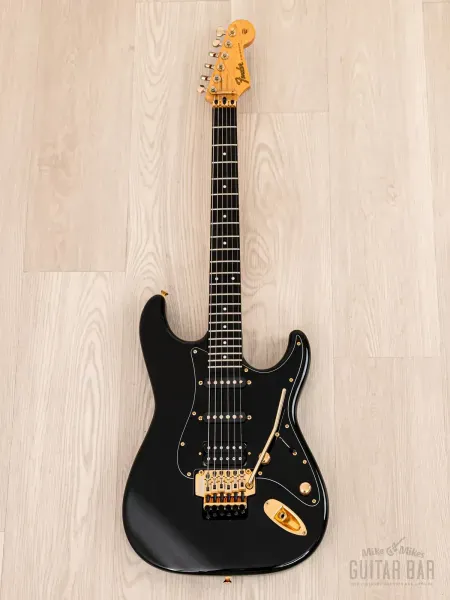 Электрогитара Fender Stratocaster STR-70 SSH Black w/gigbag Japan 1988