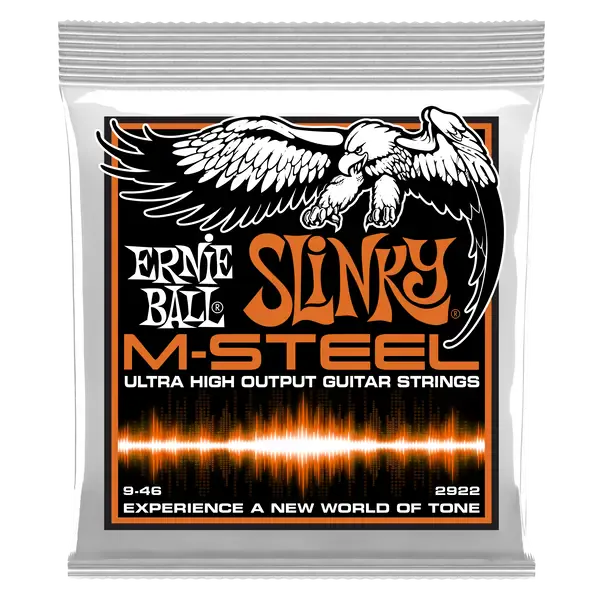 Струны для электрогитары Ernie Ball 2922 M-STEEL Hybrid Slinky 9-46