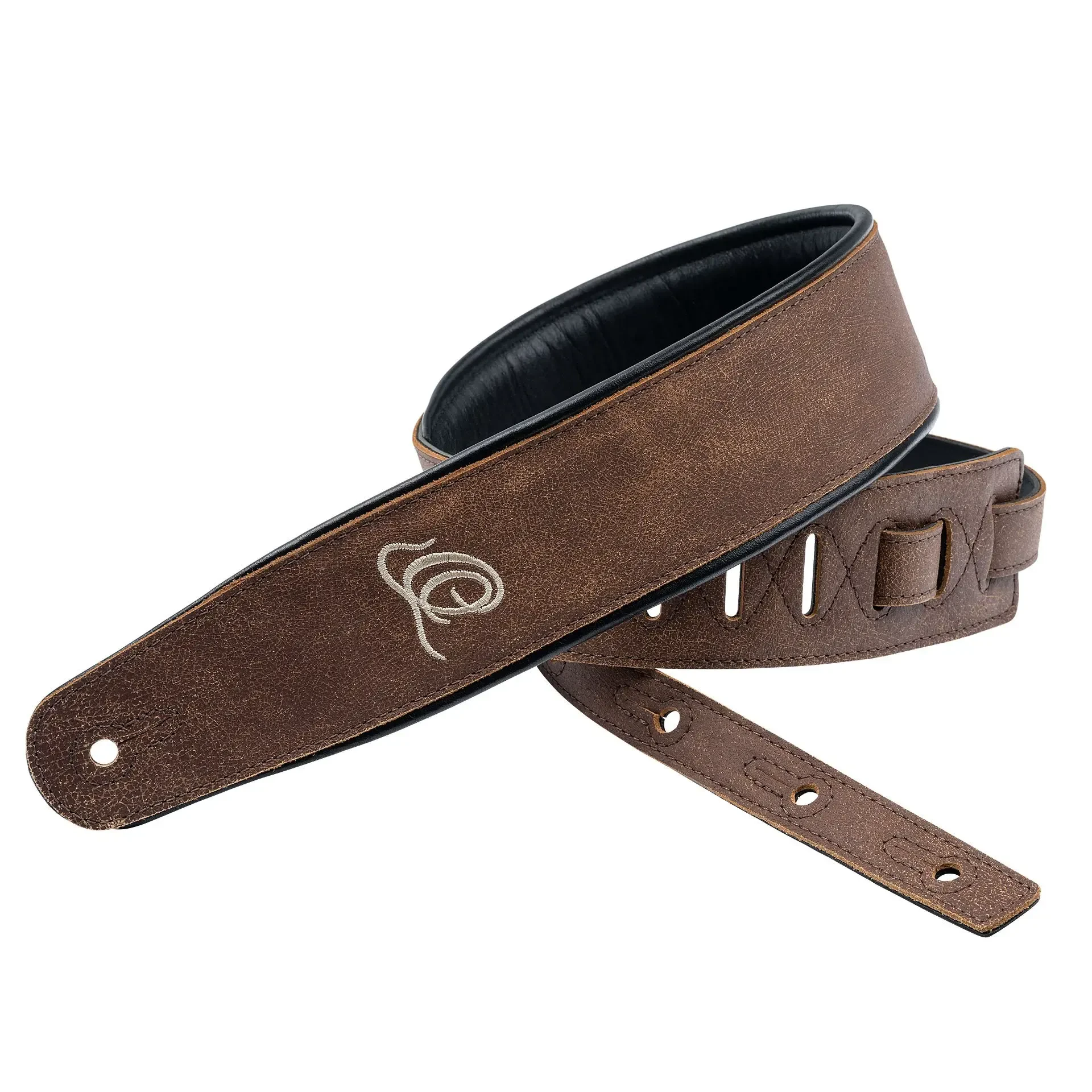 Ремень для гитары Ortega OSAR-7 Echtleder Gitarrengurt „sand blasted rock“