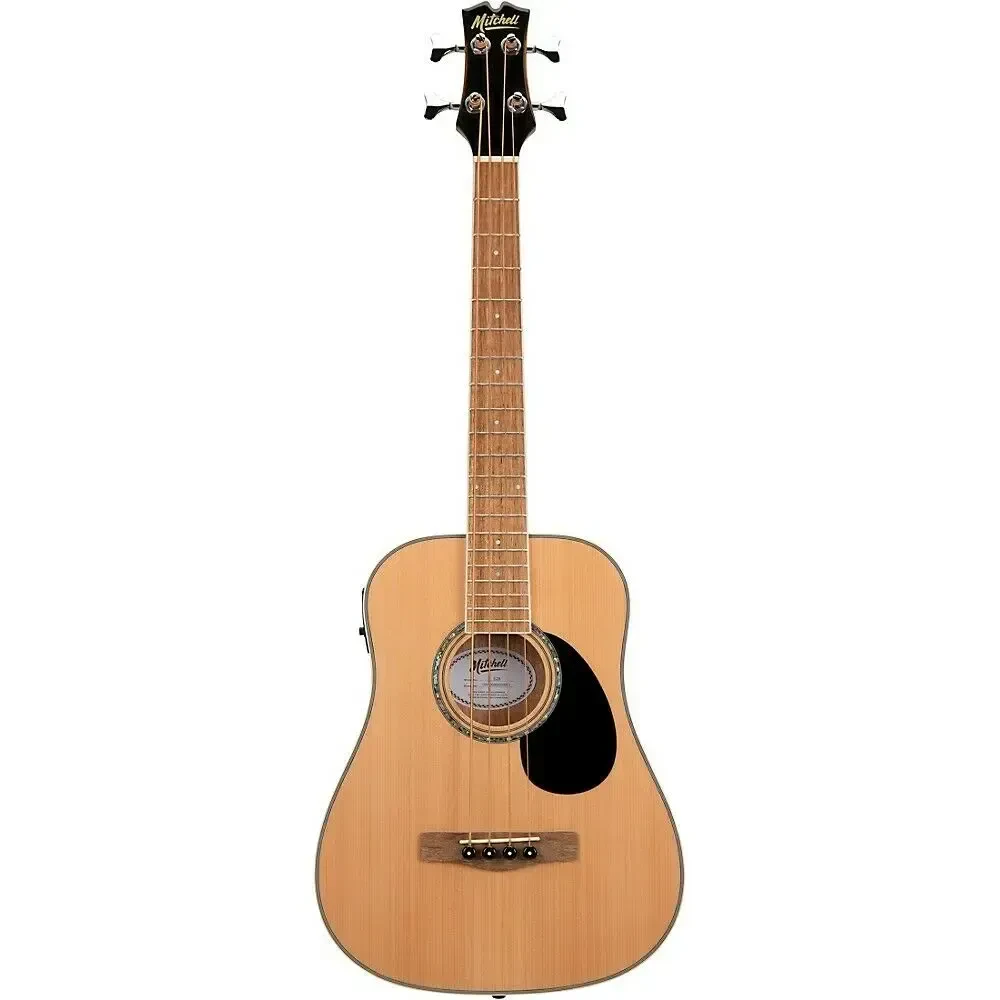 Бас-гитара акустическая Mitchell EZB Mini Dreadnought Natural