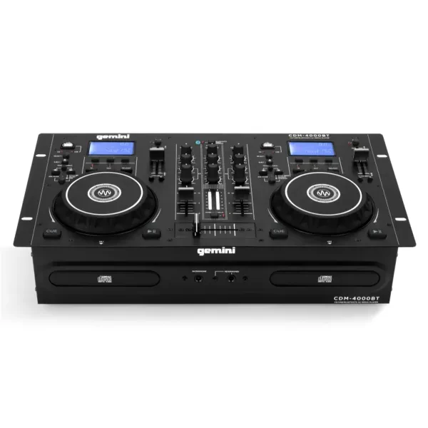 Gemini CDM-4000BT CD/Mixer Combo with Bluetooth Input -OPEN BOX-
