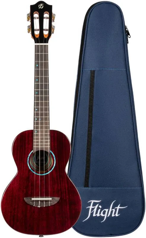 Укулеле FLIGHT IRIS Tinta Tenor TPP, цельное красное дерево, глянцевое покрытие