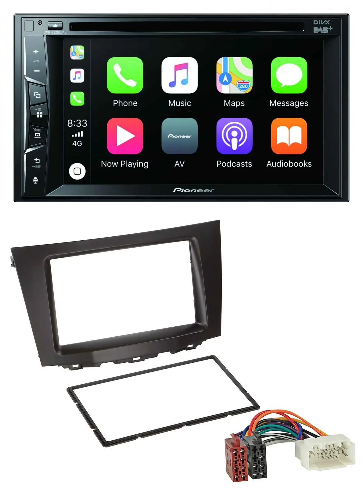 Автомагнитола для Suzuki Kizashi Pioneer 2 DIN, MP3, USB, DVD, Bluetooth, DAB