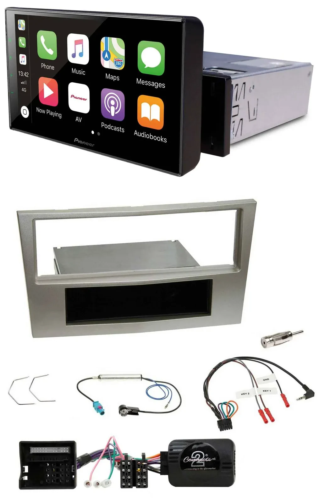 Pioneer Bluetooth Lenkrad DAB USB Autoradio für Opel Zafira B Astra H Corsa D sa