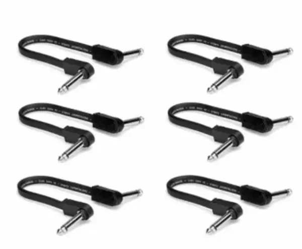 Патч-кабель инструментальный Hosa Technology CFP-606 Black 0.15 м (6 штук)