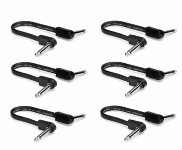 Патч-кабель инструментальный Hosa Technology CFP-606 Black 0.15 м (6 штук)