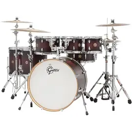 Ударная установка акустическая Gretsch Catalina Maple 6-Piece Shell Pack w/ free 8 Tom Satin Deep Cherry Burst