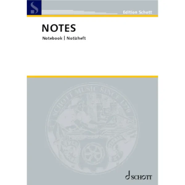 Тетрадь для нот Schott Music Notenheft DIN A6