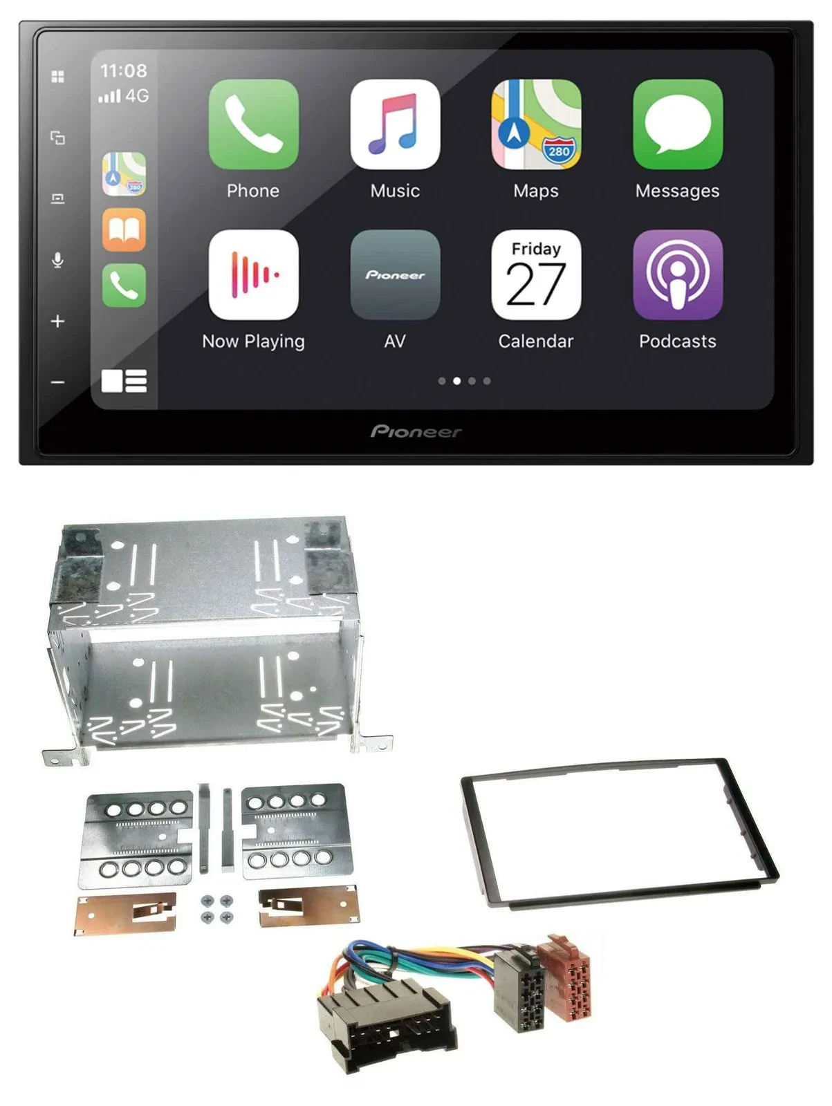 Pioneer MP3 Bluetooth DAB 2DIN USB Autoradio für Hyundai Santa Fe SM 04-06