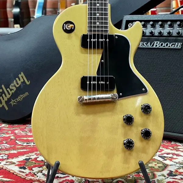 Электрогитара Gibson Les Paul Custom Single Cut LPSPSC VOS P90 Reissue 60 TV Yellow w/case USA 2006