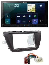 Автомагнитола Pioneer 2DIN, DAB, Bluetooth, USB, MP3 для Suzuki SX4 (с 2013)