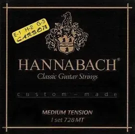 Струны для классической гитары Hannabach 728MTC CARBON Custom Made