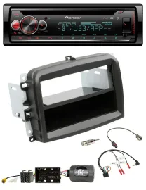 Автомагнитола для Fiat 500L (с 2012) Pioneer DAB, CD, Bluetooth, USB, поддержка управления на руле