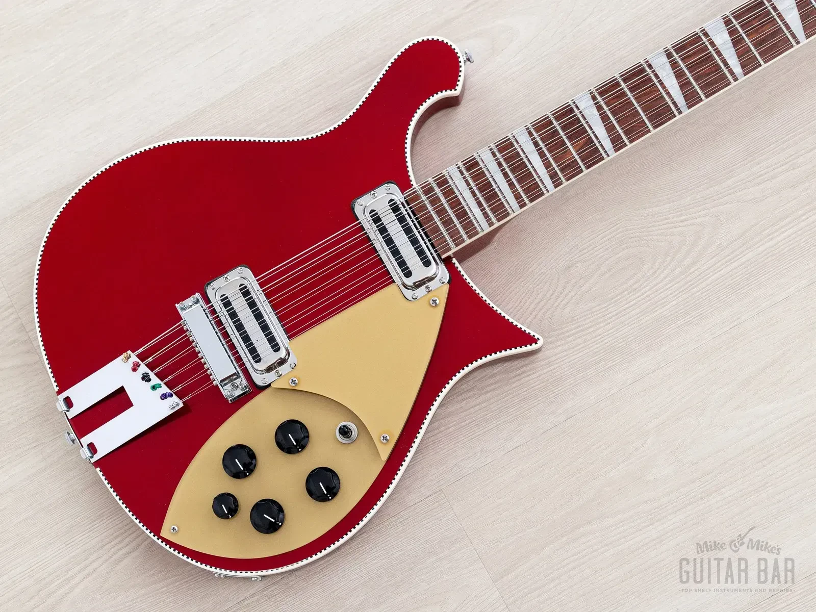 2013 Rickenbacker 660/12 12-String Ruby, Mint w/ Toaster Pickups, Paperwork,...