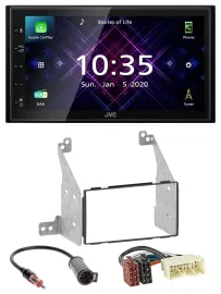 JVC DAB 2DIN MP3 Bluetooth USB Autoradio für Nissan Pathfinder 04-07