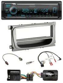 Kenwood Bluetooth Lenkrad DAB USB Autoradio für Ford C-Max Focus Galaxy ab 07 si