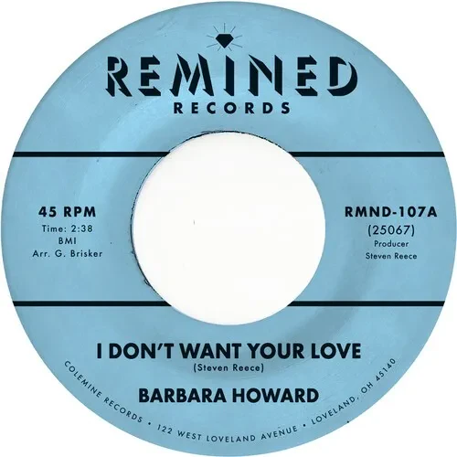 Виниловая пластинка Barbara Howard – I Don't Want Your Love (Релиз 2019)