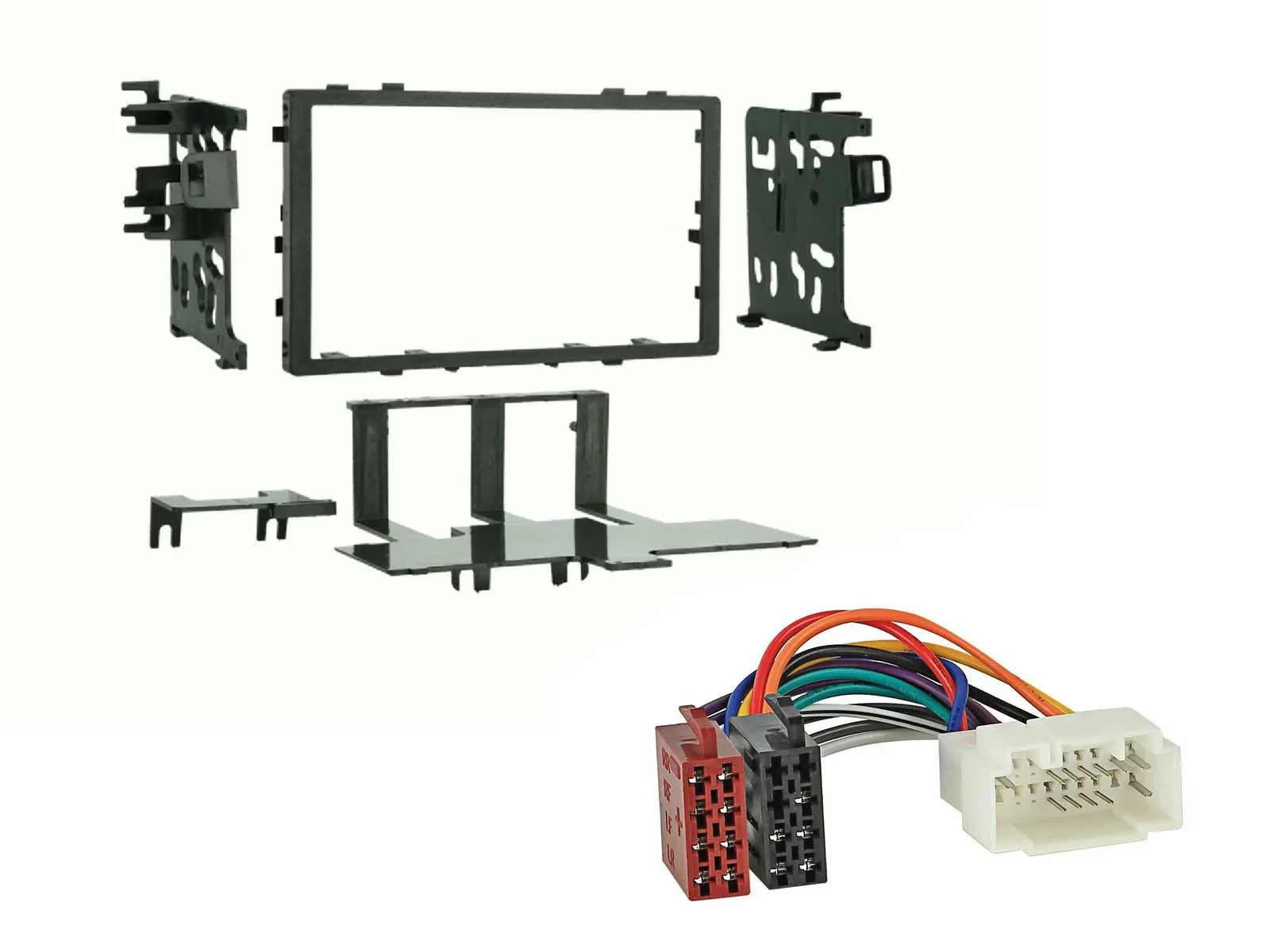 Установочный комплект для автомагнитолы Caraudio24 2-DIN для Honda Accord 1998–2003 черный