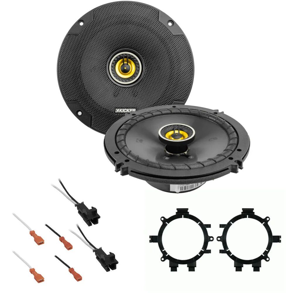2001-2002 GMC Sierra 1500/2500 Kicker Front Door Speaker Replacement Package