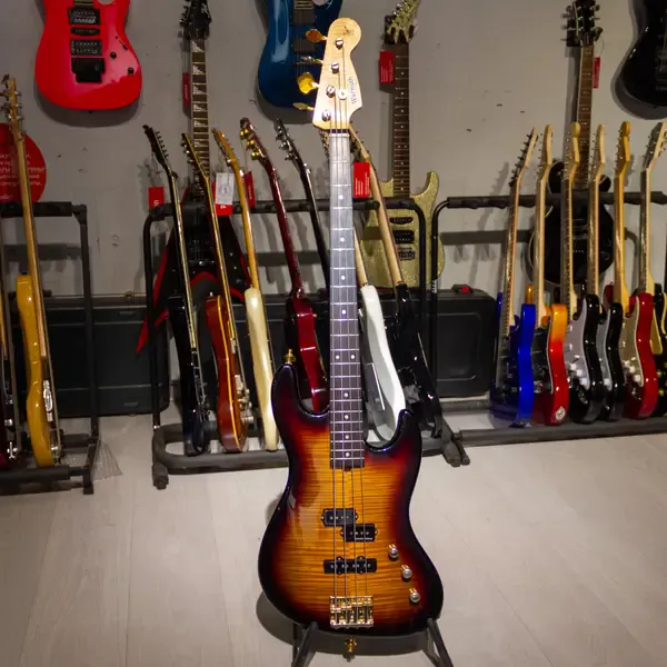 Бас-гитара Warmoth Bass PJ Sunburst USA 2000s