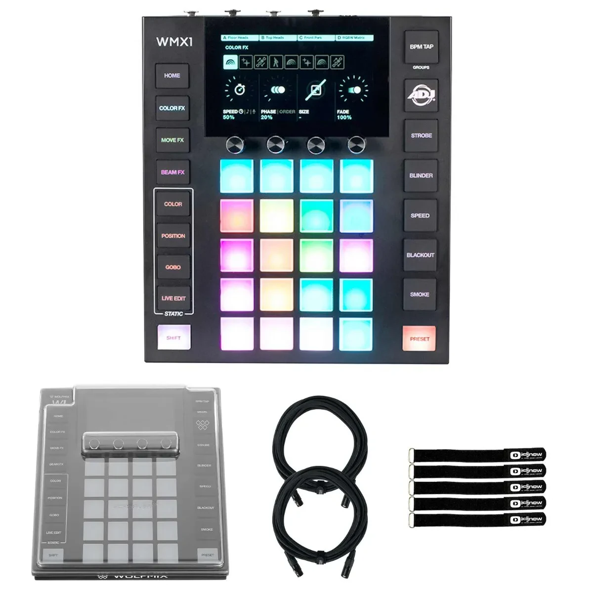 ADJ WMX1 MK2 Standalone DMX Lighting Control System w Decksaver Cover