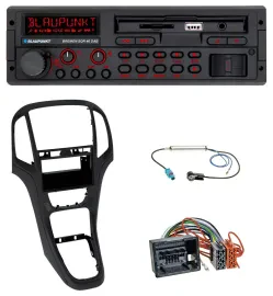 Blaupunkt SD MP3 USB Bluetooth DAB Autoradio für Opel Astra J ab 2009 Perl schwa