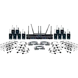 VocoPro Digital-Play-12 Wireless Headset/Lapel Mic System 902-928 MHz Black