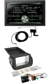 Pioneer CD USB MP3 Bluetooth 2DIN DAB Autoradio für Citroen Nemo Peugeot Bipper