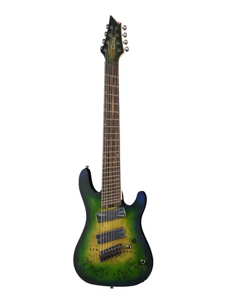 Электрогитара Cort KX508MS Multi Scale II Mariana Blue Burst с чехлом