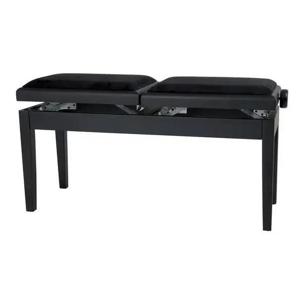 Банкетка для клавишных Gewa Piano Bench Deluxe Double Black Matt