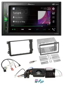 Автомагнитола Pioneer 2DIN DAB USB Bluetooth для VW Amarok/Beetle/EOS/Caddy с поддержкой кнопок на руле