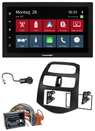 Blaupunkt MP3 Bluetooth DAB 2DIN USB Autoradio für Chevrolet Spark ab 2013