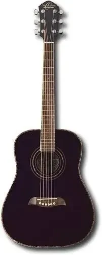 Акустическая гитара Oscar Schmidt OGHSB-A 1/2 Size, Dreadnought, черный (глянцевый)