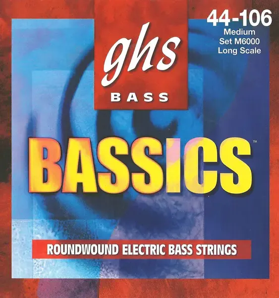 Струны для бас-гитары GHS M6000 44-106