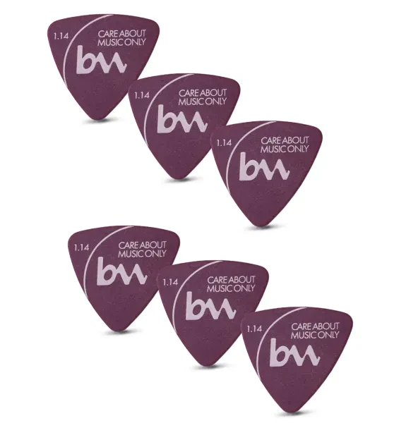 Медиаторы Bag&Music AKSS38 Delrin Lilac 1.14 (6 штук)