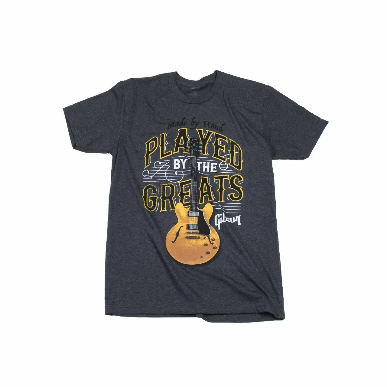 GIBSON T-shirt Played By The Greats Charcoal S