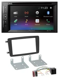 Pioneer Bluetooth MP3 USB 2DIN DAB DVD Autoradio für Mercedes C-Klasse CLK Viano