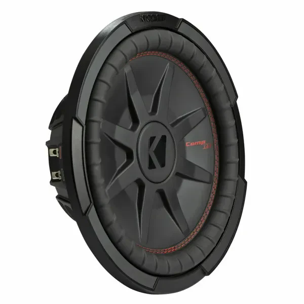 Kicker 48CWRT124 CompRT CWRT124 12" Dual 4 ohm 1000W Max Subwoofer 500 RMS